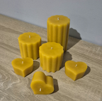 Hand poured, Beeswax Candle