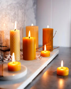 Hand poured, Beeswax Candle